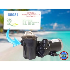 POOLTEK USA Power-Flo Powerful XL Fits Pool Pump, Shaft Seal O-ring, Gasket For Hayward