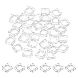 PATIKIL LED Convex Lens, 50 Pack 140 Degree Beam Angle Acrylic LED Optical Convex Condenser Lens for 5050 LED Strip Lamp Beads, Transparent