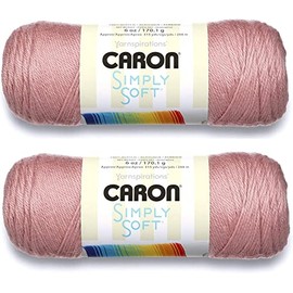 Bulk Buy: Caron Simply Soft Yarn Solids (2-Pack) (Victorian Rose)