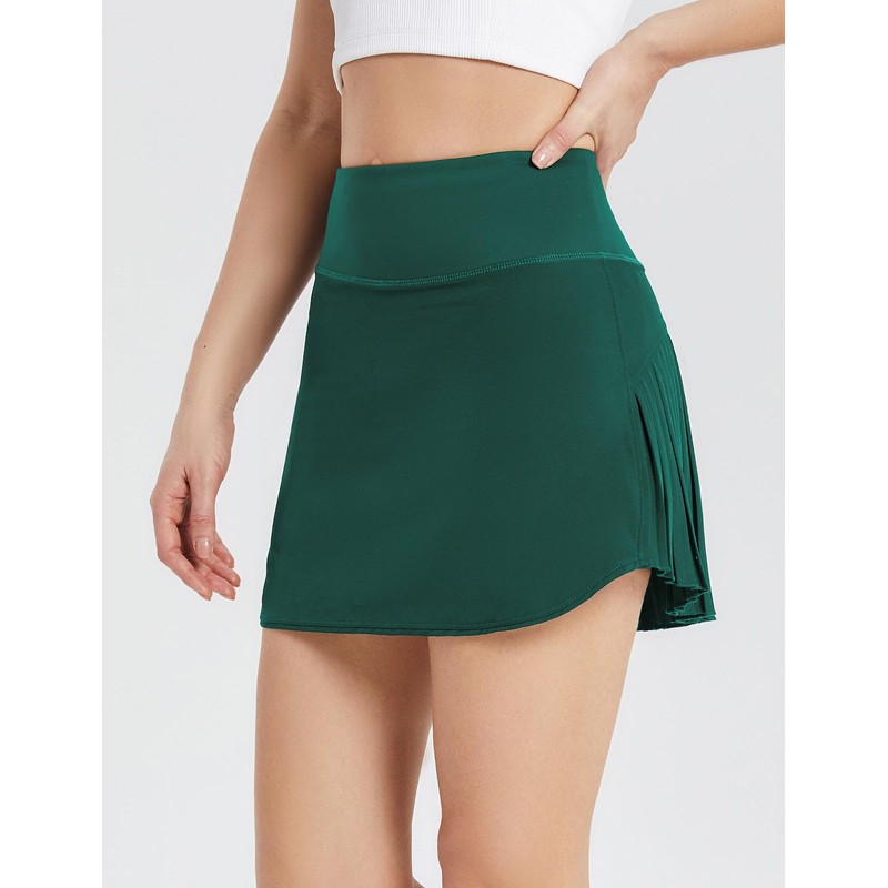 Baleaf - Falda de tenis plisada para mujer, pantalones cortos