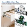 Ubisin 22 Inch Soft Close Drawer Slides Full Extension Ball