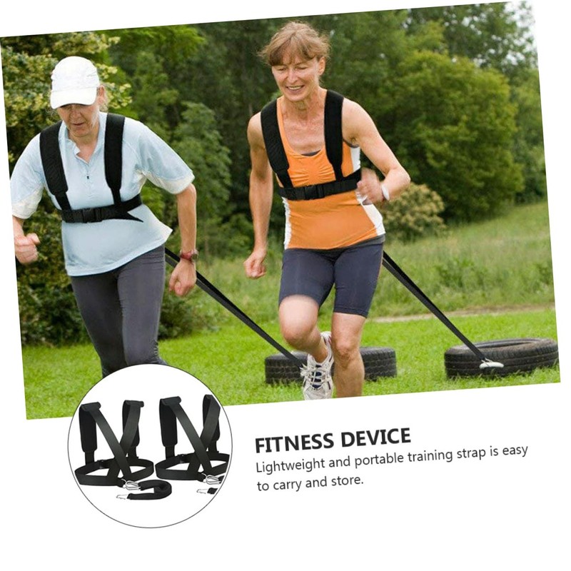 CORHAD 2pcs Weight-Bearing Shoulder Straps for Fitness Training Lightweight Portable