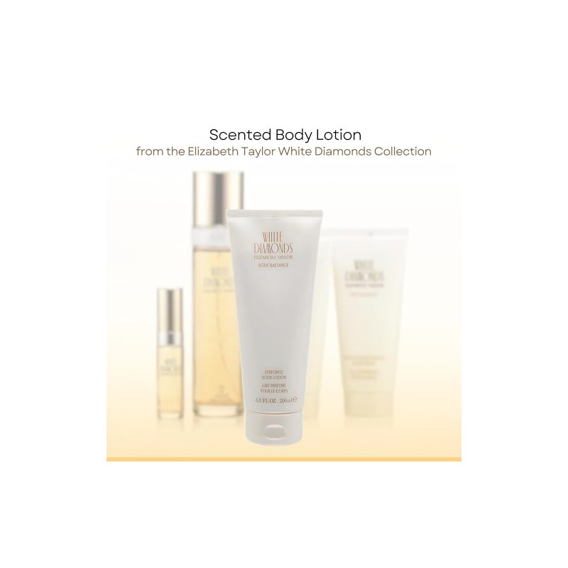 White Diamonds Elizabeth Taylor Perfumed Body Lotion, 6.8-Ounce