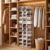 coastal rose Hanging Shoe Closet Organizer, 30 Sections Hanging Closet