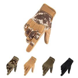HYCOPROT Mens Full Finger Utility Gloves Airsoft Breathable Lightweight Screen Touching for Shooting Cycling Rock Climbing Outdoor Sports