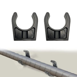 Marine Dive Ladder Storage Clip Brackets - Boat Nylon Hook Clip Clamp Holder for Tube Size 1-3/4" Dia, 2PCS