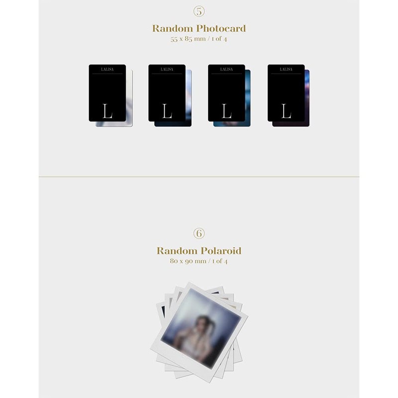 LALISA LISA First Single Album (BLACK VER.)