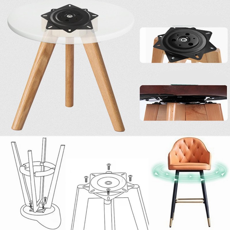 ANTFEES Heavy Duty Bar Stool Swivel Replacement for Recliner Chair,