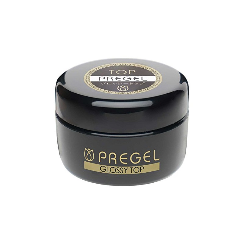 PRE GEL GLOSSY TOP, 0.5 oz (15 g), UV/LED Compatible