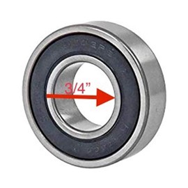 6203-12-2RS C3 3/4" Bore Premium Sealed Ball Bearing, 230-052 6203-2RS-3/4