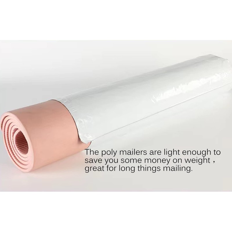 LanttAotte Unique Poly Mailers 12x43 Inch 50 Pack Envelopes Bag