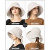 Loo&c Women's Hat, Large Size, Wide Brim, UV Protection, Cool
