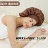 ATNKE Silk Bonnet for Sleeping Women Soft Double Layer Satin
