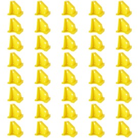 RHBLME 40PCS 1/2 inch & 1/4 inch Flooring Spacers Yellow, Waterproof Clearance Hardwood Flooring Laminate Flooring Accessories for Laminate, Vinyl Plank, Tiles, Hardwood, Floating Flooring, etc