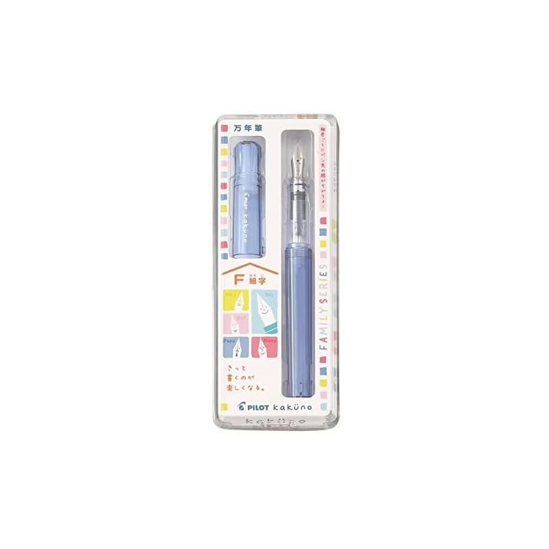 Pilot FKakuno Fountain Pen F, Papa Blue FKA1SRKPLF
