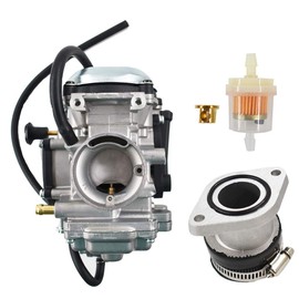 labwork Carburetor and Intake Manifold Fit for Yamaha Bear Tracker 250 1990-2006 / YFM250 Big Bear 350 YFM 1999-2004