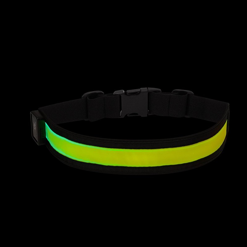 Time To Run LED Running/Cycling/Walking Reflective Safety Belt USB Charged