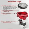Luminous Motorcycle Handlebar Watch Waterproof Motorbike Handlebar Quartz Clock for