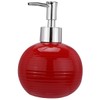 Alipis Ceramic Soap Dispenser Round Press Bottle Refillable Lotion Bottle
