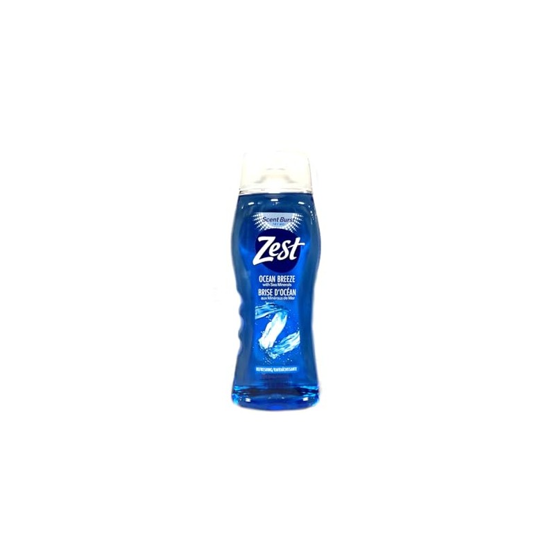 Zest Body Wash, Ocean Breeze, 18 fl oz - 2pc