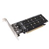 PCIE X16 to M.2 M KEY Expansion Card NVMEx4 SSD