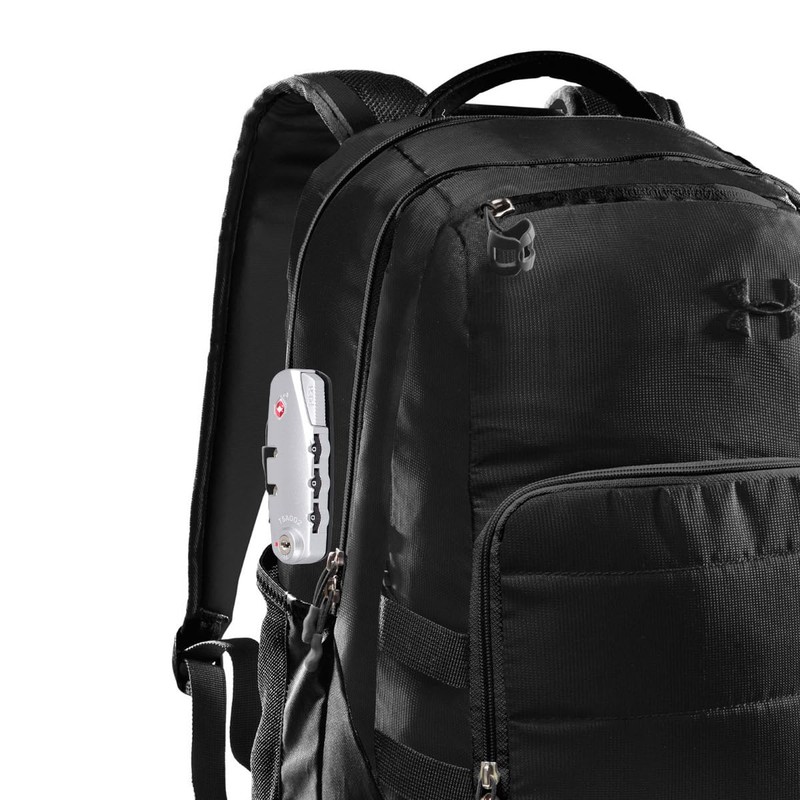 DEARMAMY Silver Tsa Combination Lock: 3-Digit Luggage Lock Integrated Customs