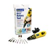 Rotacraft RC03USB 3.6V Cordless Micro Rotary Tool with 12 Accessories