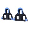 Bicycle Cleats Enhance Stability Grip Foot Pedal Self Locking Tabs