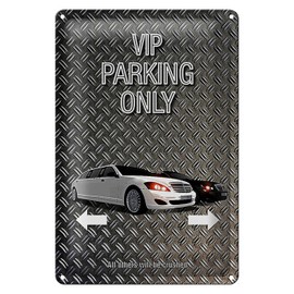 VIP Parking Only | Metallschild | Exklusiver Parkplatz | 20 cm x 30 cm