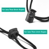 Spring Cord Stoppers, Pack of 20 (Round, 2 Holes x