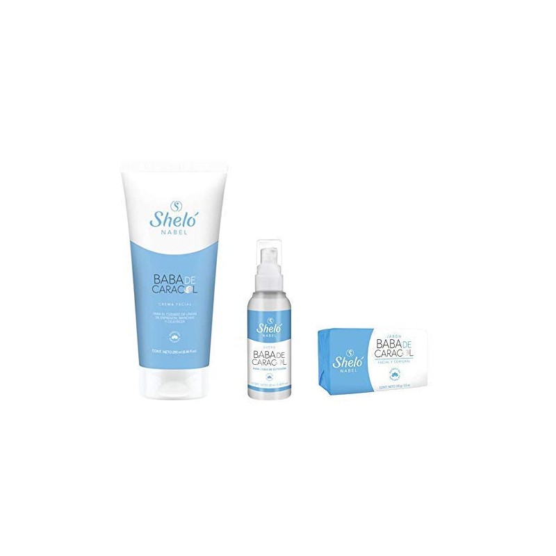 Kit Baba de Caracol: Crema, jabón y Suero Baba de