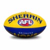 Sherrin Brisbane Lions AFL Club Football, Size 5