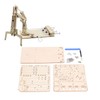 Robot Arm Building Toy Hydraulic Wooden Mechanical Model Tool Set