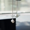 AMIORO Creative Hanging Dice with Dots Car Metal Pendant Rear