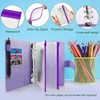 AIMALL A6 PU Leather Binder Cover Binder Pockets Cash Envelope