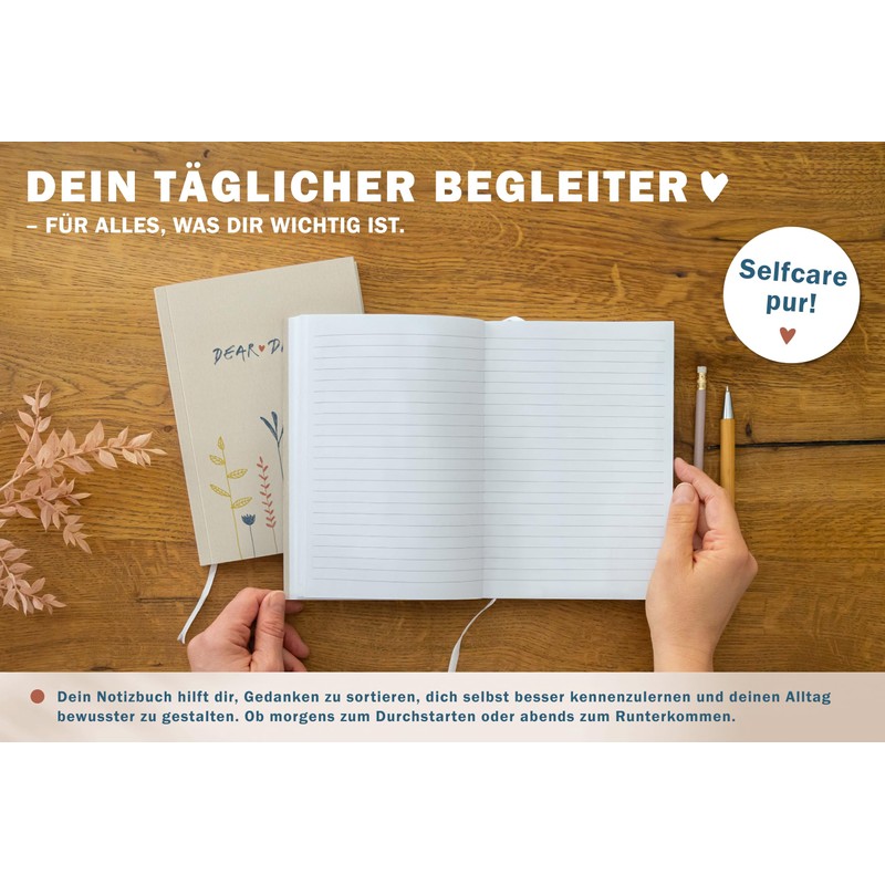 Eine der Guten Diary - Dear Diary - A5 Notebook