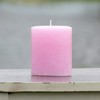 Still Water Candles Handmade Pale Blush Pink Unscented Decorative Pillar