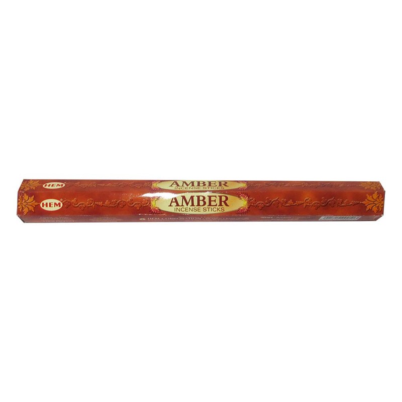 HEN Hem Amber Incense Sticks 6Pk