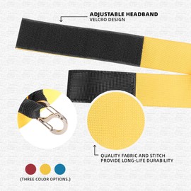 OOTO Upgraded Boxing Reflex Ball, 2 Boxing Training Balls with Elastic Headband，Best Boxing Equipment for Adult/Kids Reaction Agility Hand Eye Coordination Fight Skilld Fitnesswudian. Yellow headband