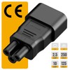 Vellcon [5Pack] IEC 320 C14 to C5 AC Adapter, IEC