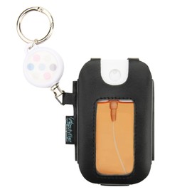 Beautyflier PU Holder Sleeve for Touchland Power Mist and Glow Mist 1FL OZ Hand Sanitizer Spray, Protective Case with Keychain and Telescoping Ring, Perfectly for Travel (Sleeve Only)