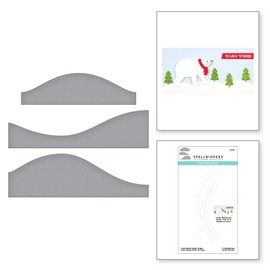 Spellbinders Color Block Scenic Scape Tis The Season Collection Metal Etched Dies