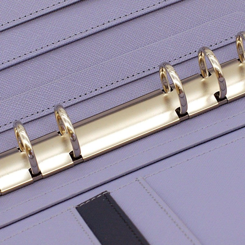 Franklin Planner 65744 Bonded Leather Fiber Binder Compact 20mm Navy