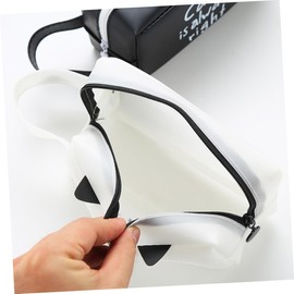 Operitacx Eco-Friendly Jelly Gel Pen Bag Cat Design Large Capacity Boys and Girls Stationery Bag for Girls