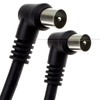 kenable RF Fly Lead Right Angle Male Plug to Plug