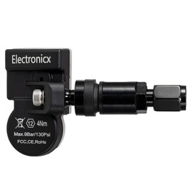 Electronicx 4x RDKS TPMS Tyre Pressure Sensor Tyre Pressure Monitoring System Metal Valve Black Suitable for i20, ix20 Sonata K5 Optima Sorento Soul
