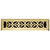Decor Grates SPH214 Floor Register, 2x14, Bright Brass Finish