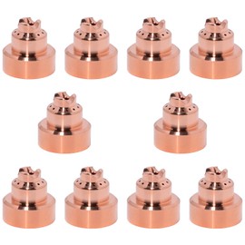 10PCS 220818 Plasma Cutter Shield for Hypertherm 45XP/65/85/105, Copper Alloy Torch Consumable Protection Caps