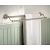 Moen Sage Collection Spot Resist Brushed Nickel 24-Inch Double-Towel Bar,