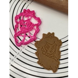 Peach Head Cookie Cutter & Mold Produced by 3D Kitchen Art
